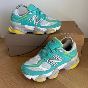 RARE 🔥New Balance 9060 ‘Cyan Burst’ Kids Sneakers PC9060DB - SZ 2 Y